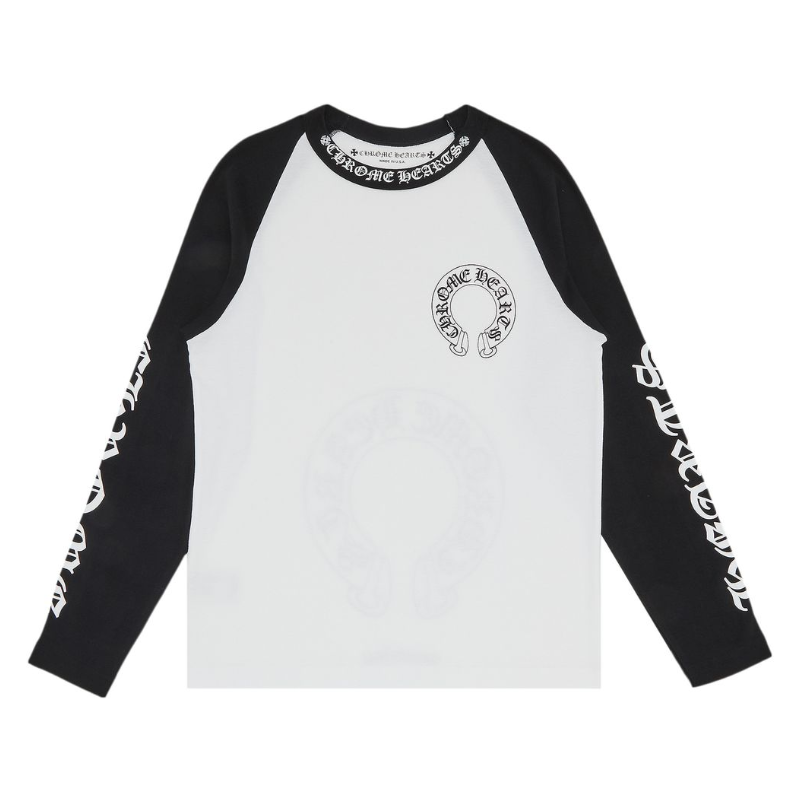 T-Shirt Manches Longues Oversize — Black & White