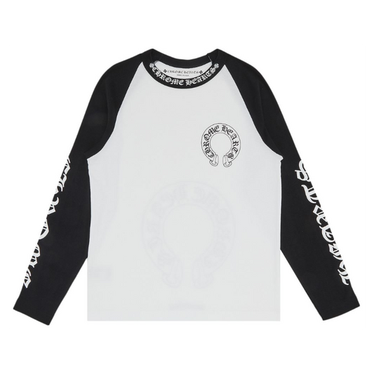 T-Shirt Manches Longues Oversize — Black & White