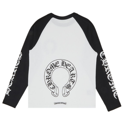 T-Shirt Manches Longues Oversize — Black & White