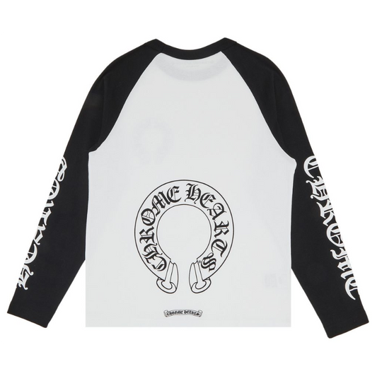 T-Shirt Manches Longues Oversize — Black & White